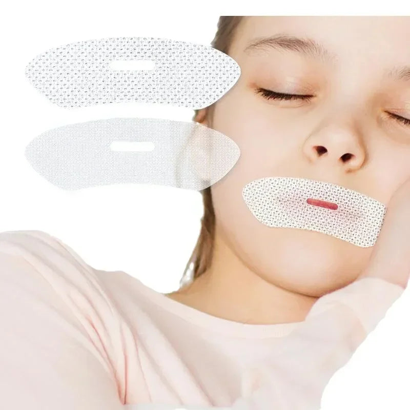 30-Pack Anti-Snoring Stickers – Night Sleep Breathing Improvement Patches for Mouth Correction