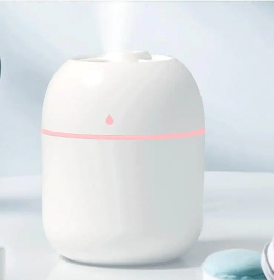 250ML USB Mini Air Humidifier & Aroma Essential Oil Diffuser – Ultrasonic Mist Maker with LED Color Lamp