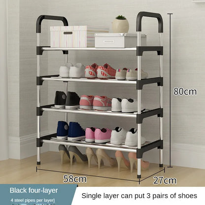 Multi-Layer Dustproof Shoe Rack – Space-Saving Storage Cabinet for Living Room