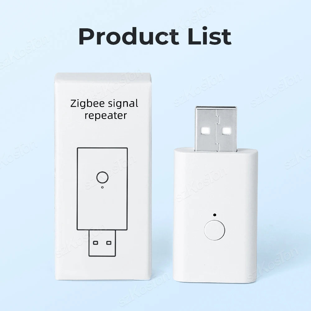 Tuya Zigbee Signal Repeater – USB Extender & Signal Amplifier for Smart Home Devices