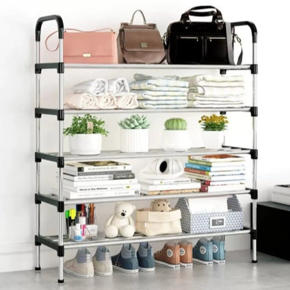 Multi-Layer Dustproof Shoe Rack – Space-Saving Storage Cabinet for Living Room