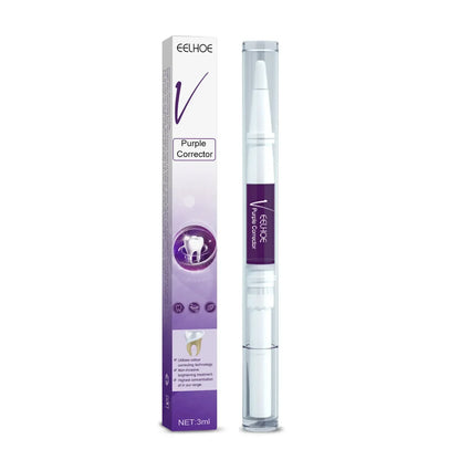 V34 SmileKit Purple Whitening Toothpaste – Stain Removal & Teeth Brightening Care (30ml)