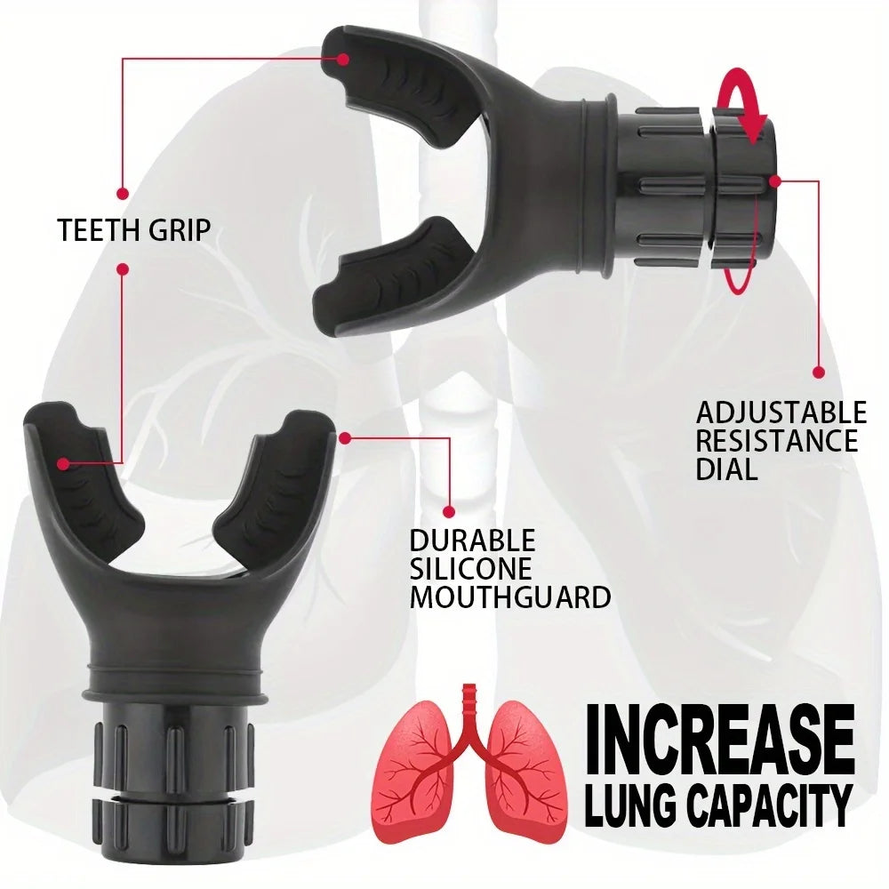 Adjustable Abdominal Breathing Trainer – Enhance Lung Capacity for Aerobic Fitness & Facial Care