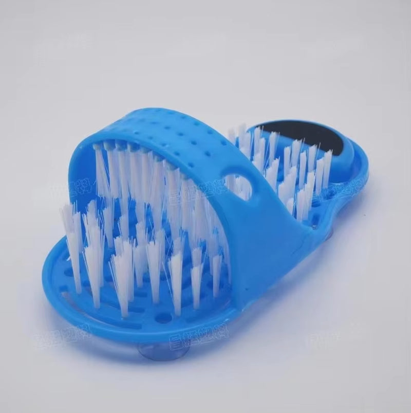 Foot Washing Tool for Effortless Clean Feet – Suction Cup Slippers for Exfoliating and Rubbing