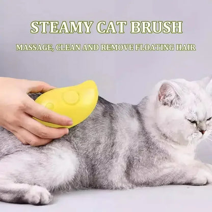 Cat Steam Brush – Electric Spray Water Comb for Kittens and Cats