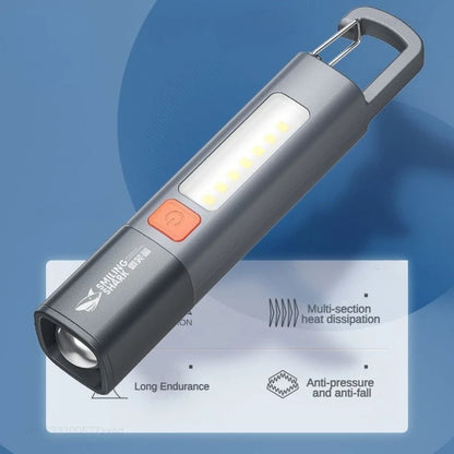 Xiaomi Portable Outdoor Flashlight – High Brightness, Variable Focus, and Side Floodlight