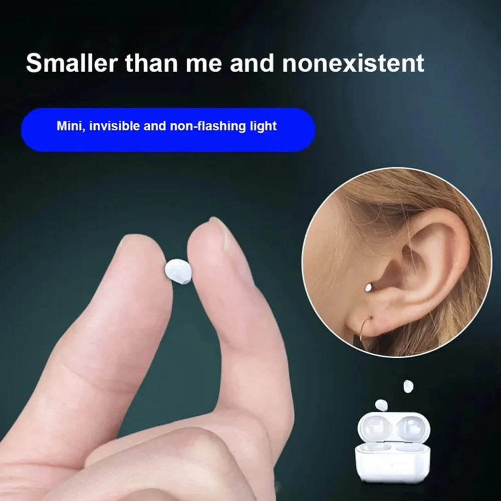 Invisible Mini Bluetooth Earphones – TWS Wireless Sleep Earbuds with HD Call & Noise Reduction