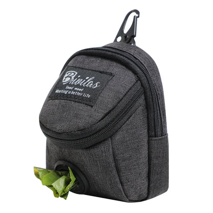 Portable Pet Dog Treat Pouch & Poop Dispenser – Multifunctional Training Bag for Outdoor Travel