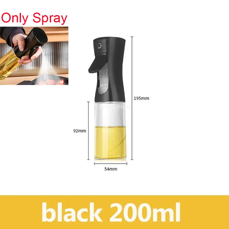 2-in-1 Olive Oil Spray Dispenser – Comfortable Handle for Barbecue, Air Frying, Oven, and Camping