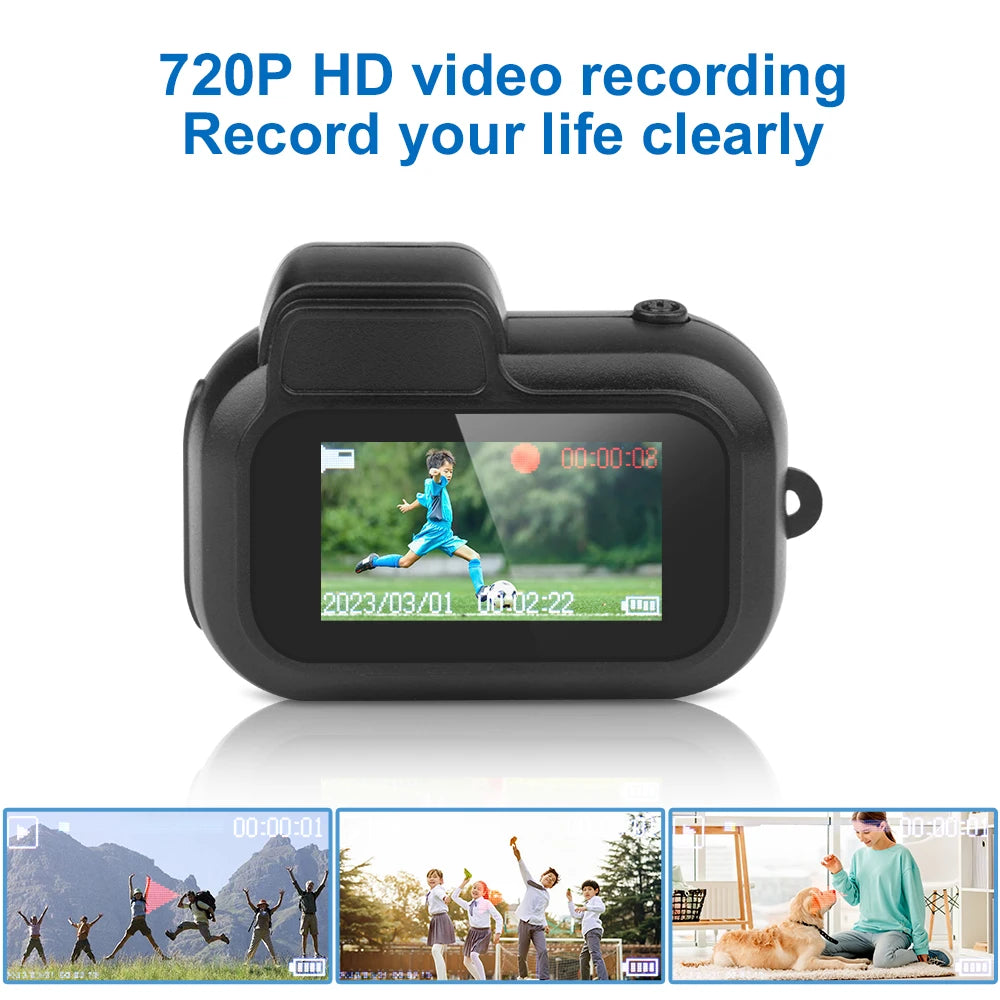  Y3000 Mini Camera – 1080P CMOS Video Recorder with 0.96-Inch Screen