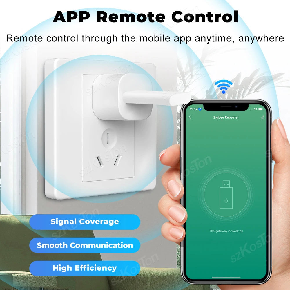 Tuya Zigbee Signal Repeater – USB Extender & Signal Amplifier for Smart Home Devices