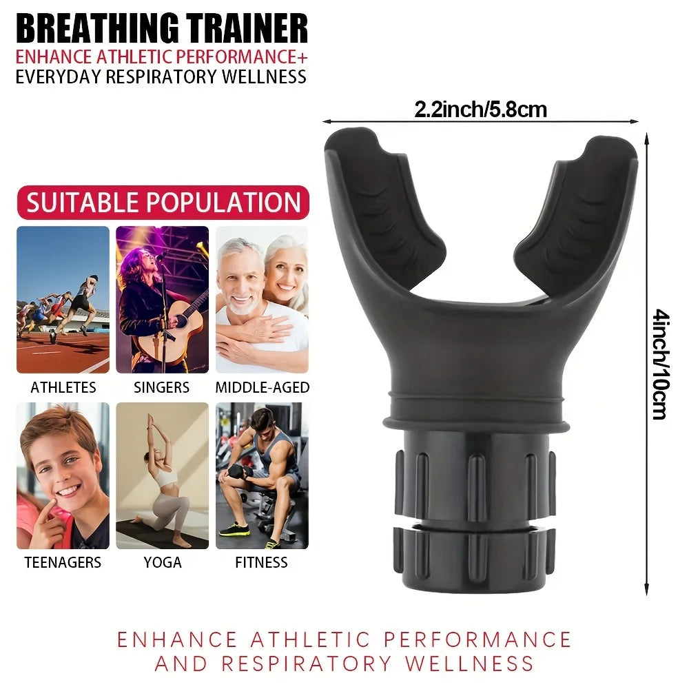 Adjustable Abdominal Breathing Trainer – Enhance Lung Capacity for Aerobic Fitness & Facial Care